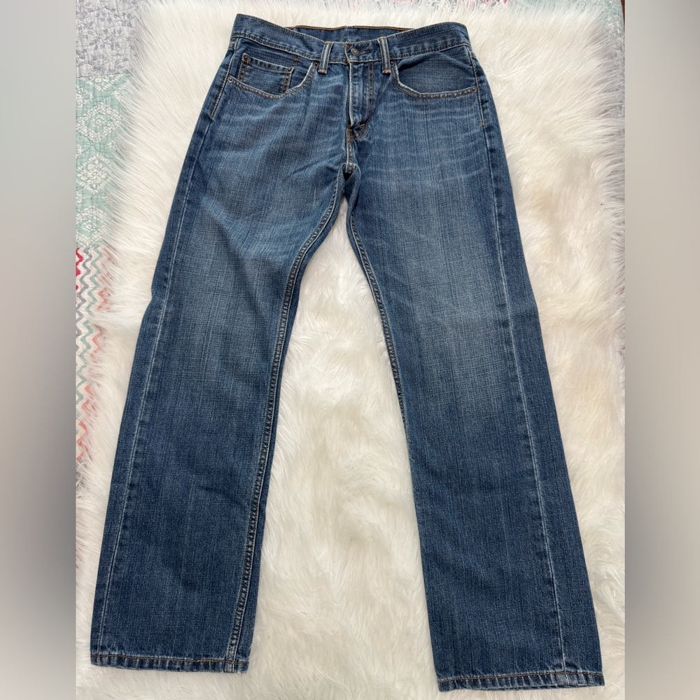 Levi's 559 Blue Straight-Leg Jeans
